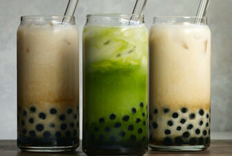 GREEN MILK TEA
