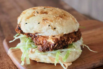 BFF Burger (Big Fat Fried)