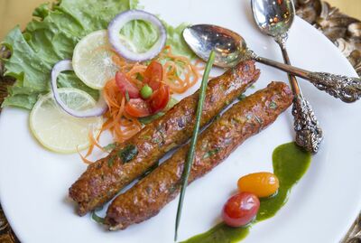 BOMBAY CHOWK BASIL GILAFI KEBAB