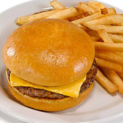 Kids Cheese Burger & Chips