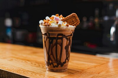 Biscoff and Rocky Road Milkshake