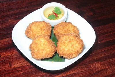 PRAWN CAKE (4 PCS)