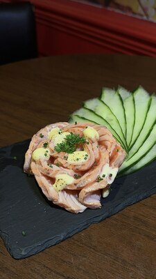 Touched Truffled Salmon Sashimi (12)