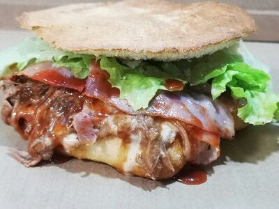Burger Pulled Pork BBQ