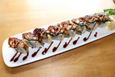 Dragon Eel Roll (8, Large)