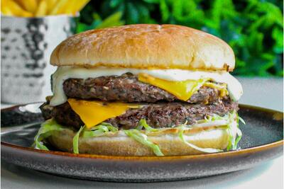 The Fat Foodies Beef Burger