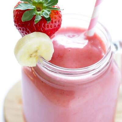 Strawberry Split Smoothie