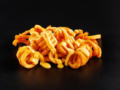 Hot Cheesy Curly Fries