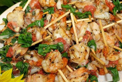 Grilled Summer Shrimp Salad