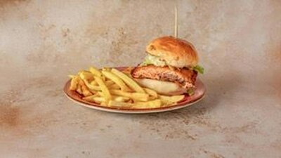 Crispy salmon Burger