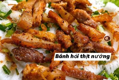 Bánh Hỏi Thịt Nướng