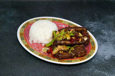 Spare Ribs with Garlic & Fry Chilli 川椒骨饭