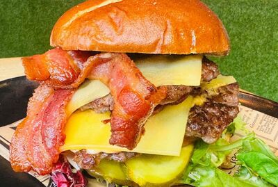 Legendary Smash Texas Bacon Cheeseburger