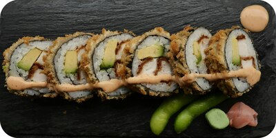 Chicken Katsu & Avocado Tempura Roll