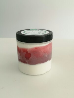 **HELADO DE TARTA DE QUESO CON FRAMBUESA 250ml**