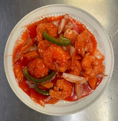 Sweet & Sour King Prawn 古老虾