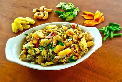 Salt and Pepper Veg with Cashewnut