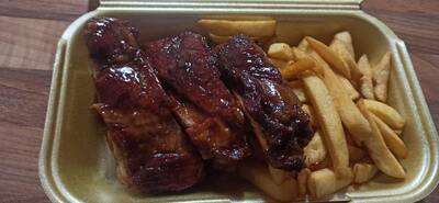 Costillas a la BBQ
