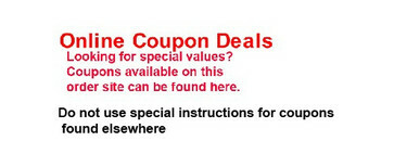 Coupon Values