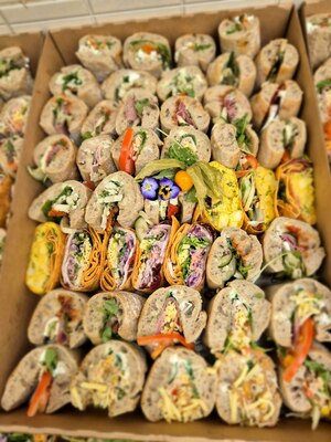 Gourmet Rolls & Wraps Box for 10 People