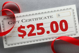 $25 Gift Certificate