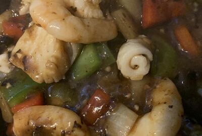 Seafood Combination Black Bean Sauce 豉椒海鲜33