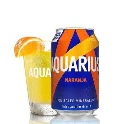 Aquarius Naranja, Lata 330ml