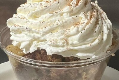 *** Apple Crisp served w/ homemade whip cream