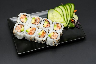 Grill Salmon & Avocado