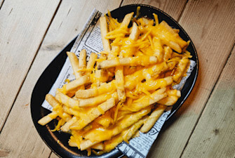 Vegan Cheese Skin On Fries