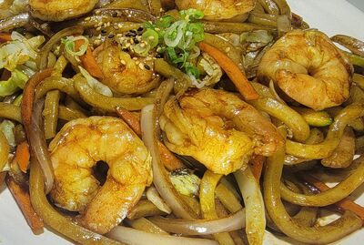Shrimp Yaki-Udon
