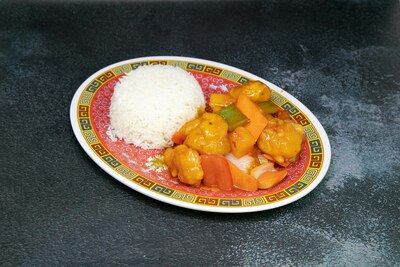 King Prawns in Sweet & Sour Sauce 咕噜大虾饭