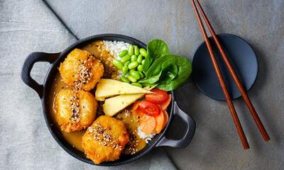 Tofu Katsu Curry - Noodles