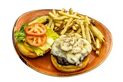 Swiss Mushroom Burger