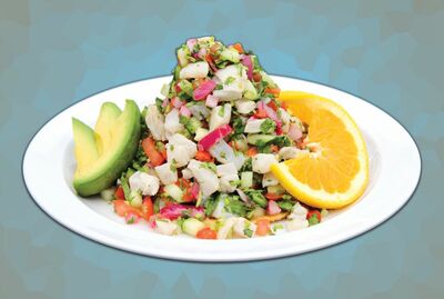 Tostada Ceviche de Pescado