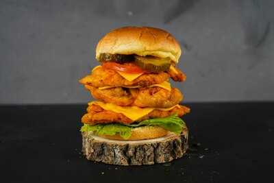 Triple Chicken Burger