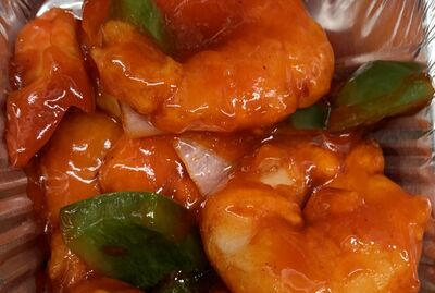 Sweet & Sour King Prawn古老虾89