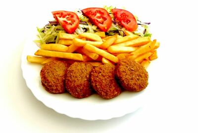 Plato de falafel 4uds