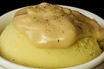 Mashed Potatoes with Gravy