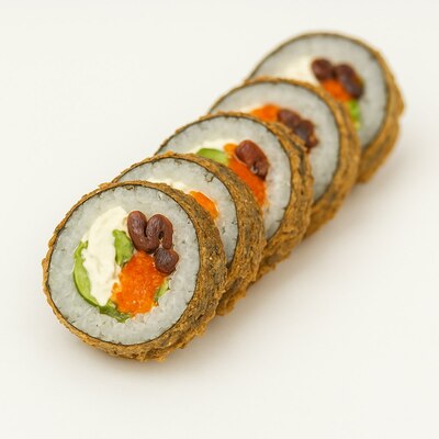 Veggie Cream Cheese Firecracker Rolls (6 pcs)