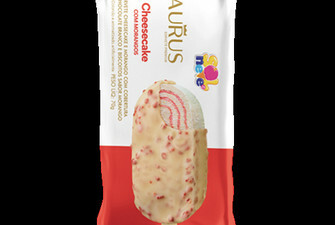 Picolés › Aurus CheeseCake com Morango