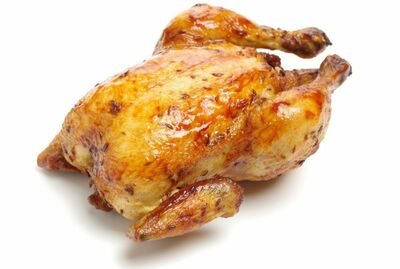 1 Pollo Entero con bebida y patatas