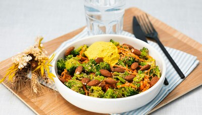 Yellow superfood salad