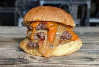 Siracha Triple Stack Burger