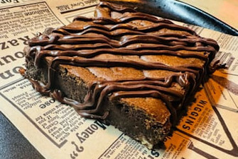 Gluten Free Galaxy Chocolate Brownie