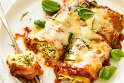 Vegetarian Spinach & Ricotta Cannelloni