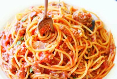 Spaguetti and Marinara Sauce