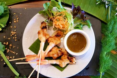 GRILLED PRAWNS (4 PCS)