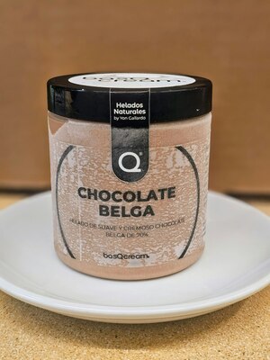 Helado de chocolate belga