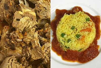 Rice & Goat Meat Stew